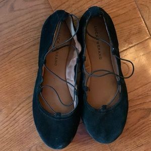 Lucky Brand Black Flats